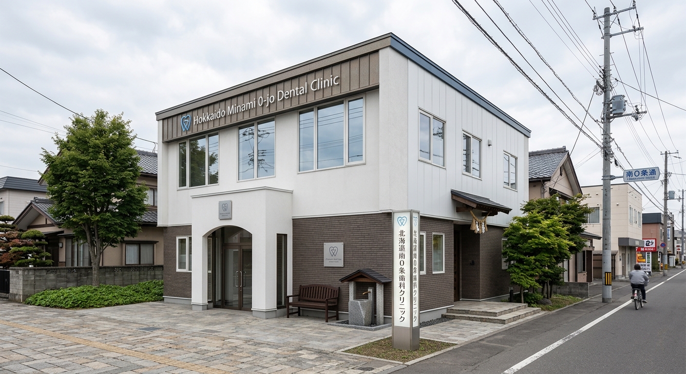 南0条デンタルクリニックの外観